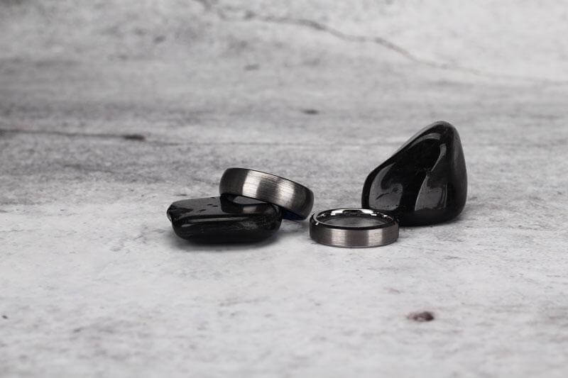 Black Steel Rings